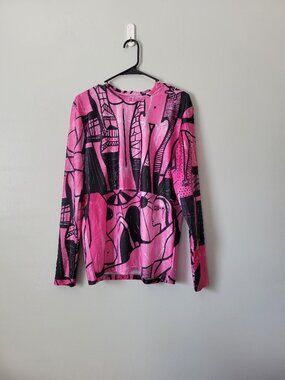 Swiminista Swim Rashguard Men's L Good Vibes Surf Shirt X James Peter Henry NWT